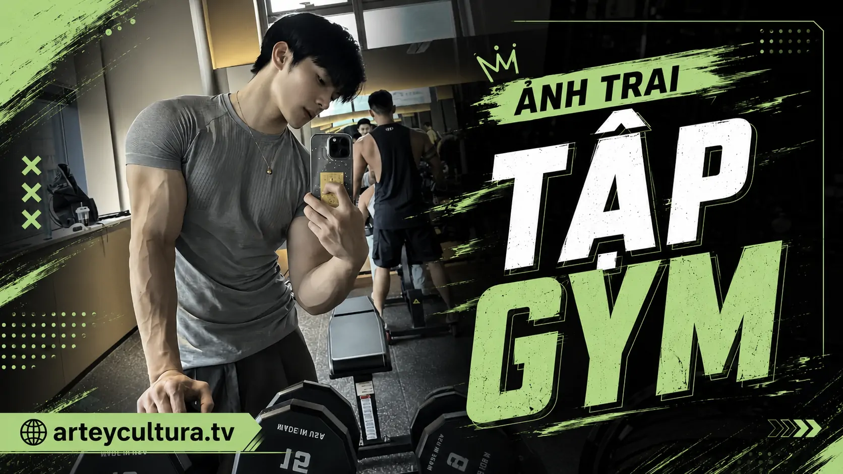 100+ Ảnh Trai Tập Gym Đẹp Ngầu khoe vóc dáng khỏe khoắn áo ba lỗ ôm người và ánh mắt tập trung cuốn hút
