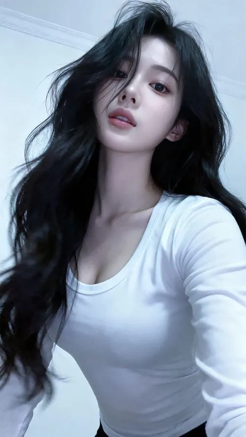 bo anh hot girl xu han mac ao len mua dong 9