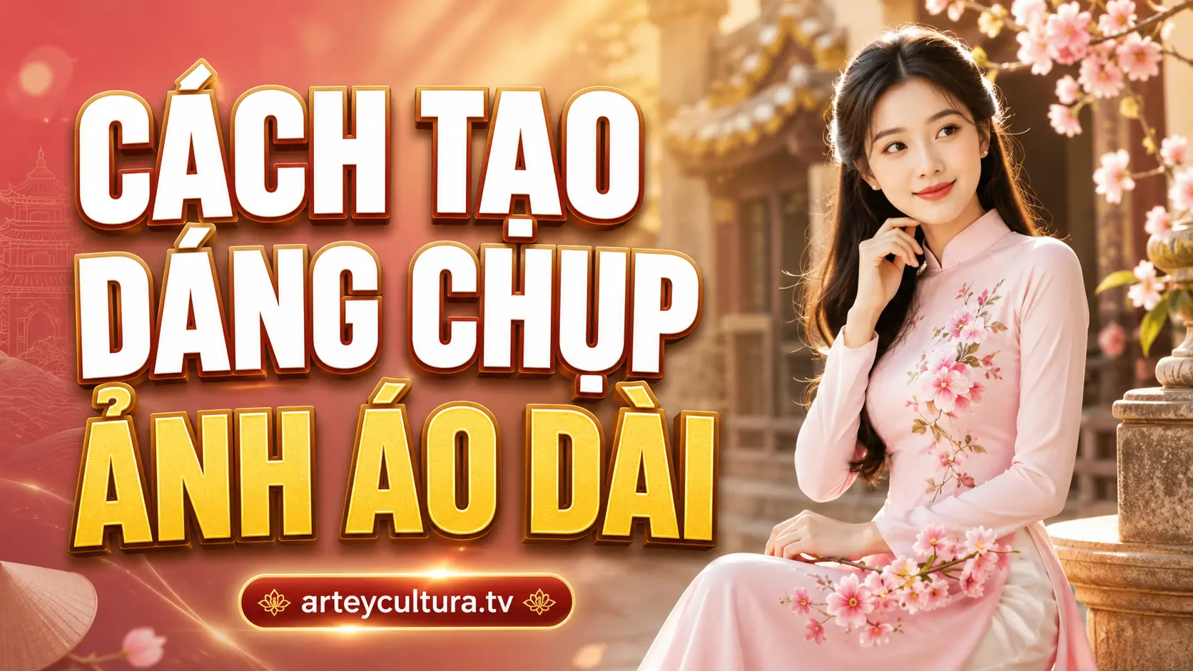 7 Cách Tạo Dáng Chụp Ảnh Áo Dài tại studio hay ngoại cảnh cho người mới biết đứng, ngồi, bước đi thật tự nhiên