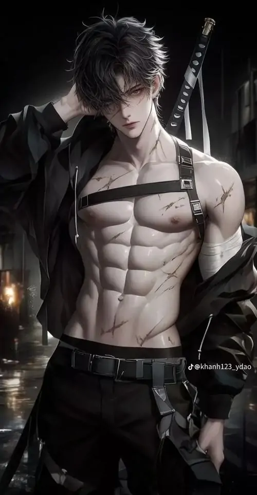 tai anh my nam anime sau mui dep nhu tranh ve 4