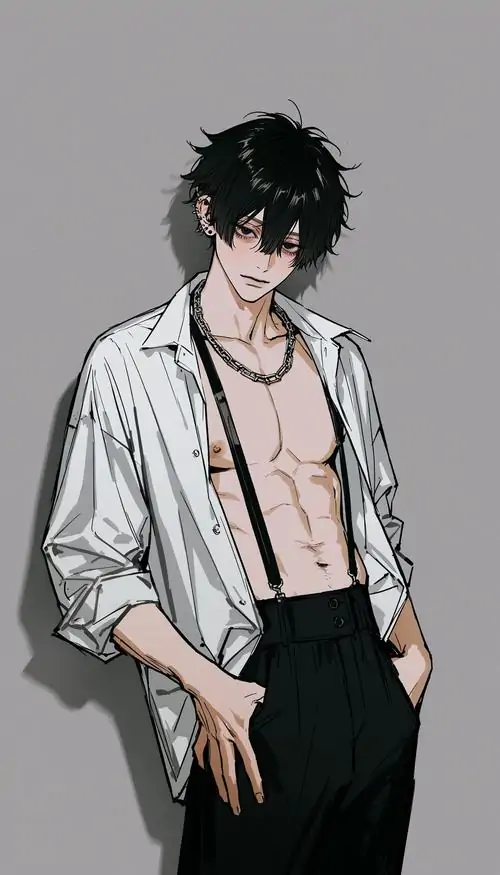 tai anh my nam anime sau mui dep nhu tranh ve 6
