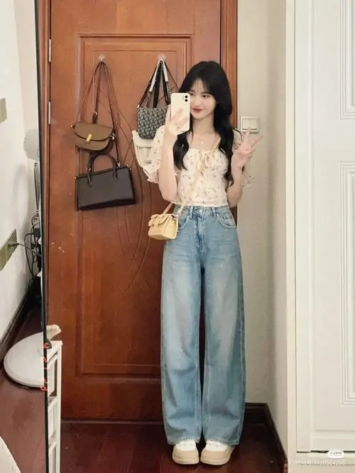 tai anh my nu mac quan jean bo dep cuon hut moi anh nhin 1