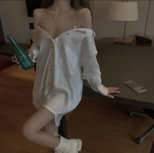 tuyen chon anh hot girl mac do ngu cotton de thuong 8